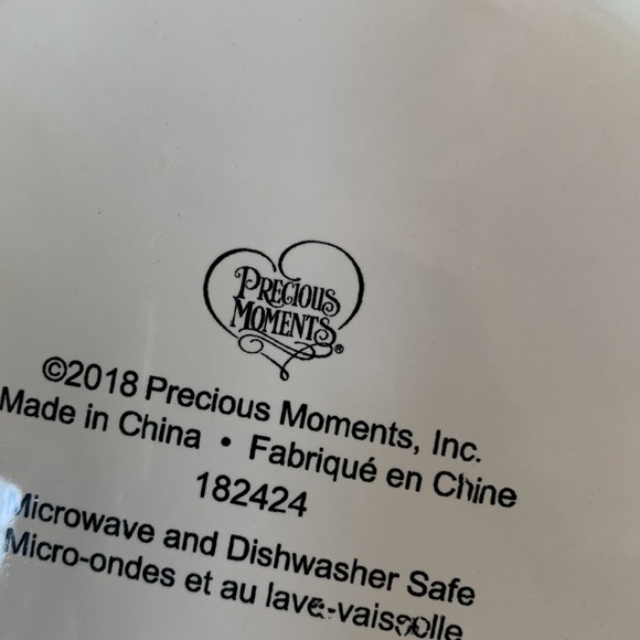 Precious Moments Family Blessings Plate Love Faith - Picture 3 of 3